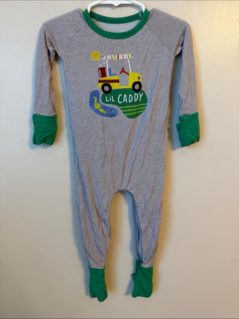 Little Sleepies Lil Caddy Crescent Zippy sleeper 6-12 months bamboo